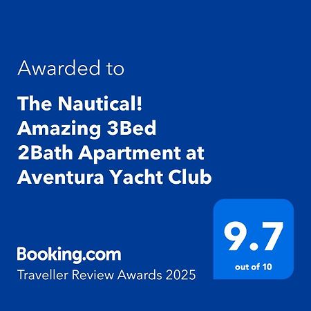 The Nautical! Amazing 3Bed 2Bath Apartment At Aventura Yacht Club エクステリア 写真